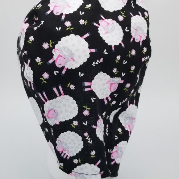 White Sheep Farm Animal Surgical Scrub Cap - Picture 5 of 5